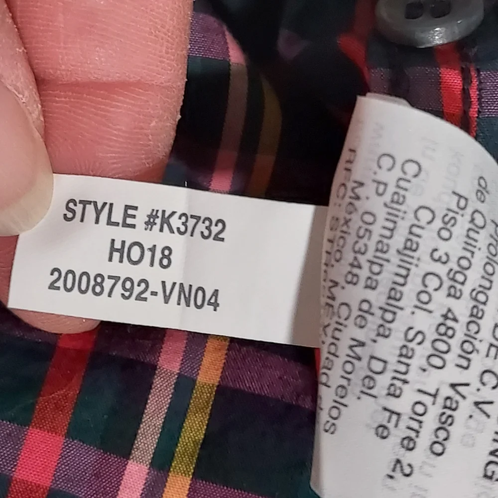 J. Crew Classic Tartan Button Down Shirt 10